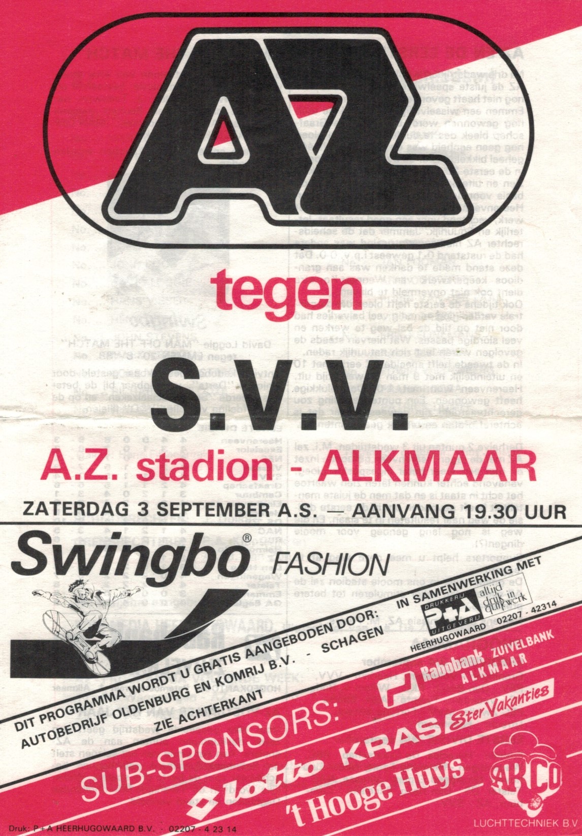 AZ Programma 3-sep-1988 SVV